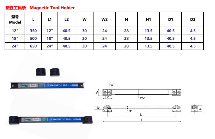 Customized Magnetic Tool Holder with Magnet