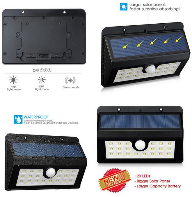 Outdoor Waterproof LED Solar Power Garden Light