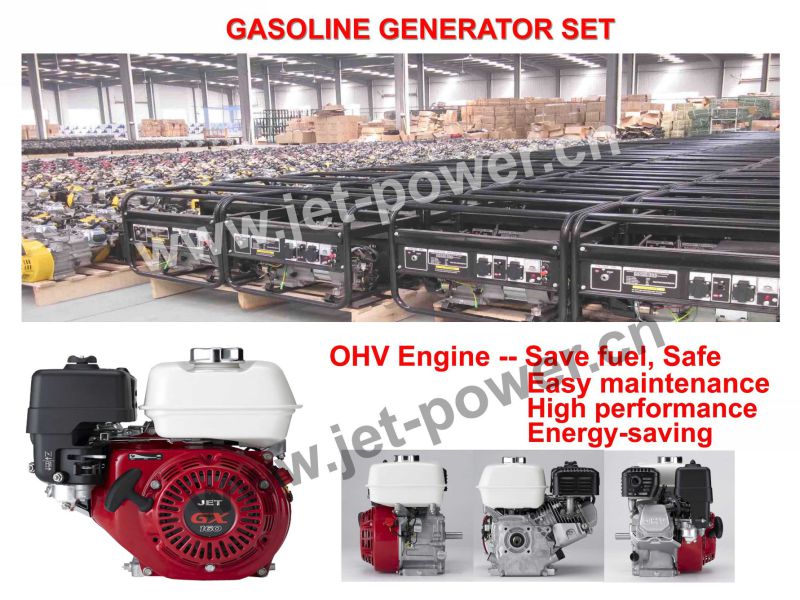 Standby Power 2800W 3100W 3kVA Generator Gasoline Engine Generator 2.5kw