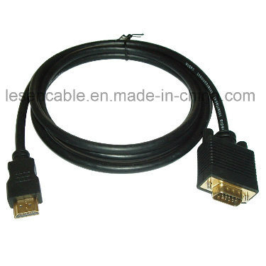 HDMI to VGA Adapter Cable Gold-Plated Connector