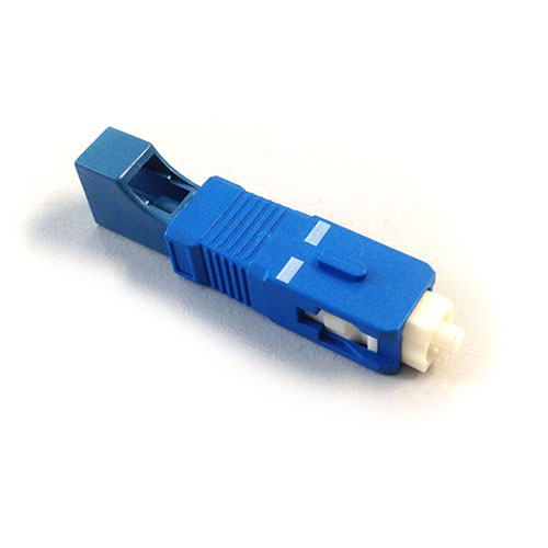 Sc to LC Male to Female Simplex Single Mode Fiber Optic Adapter