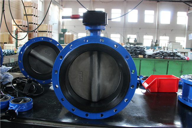 Double Flanged Butterfly Valve Without Pin