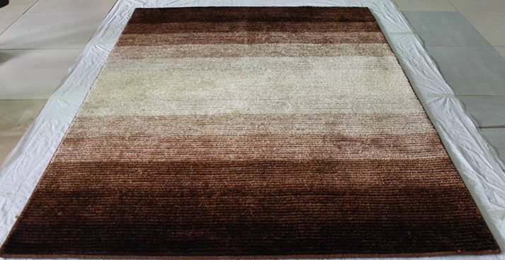 Polyester Shaggy Rugs with Gradient Colors