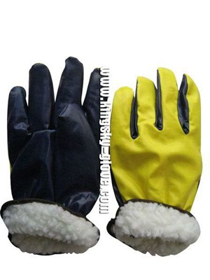 Nitrile Laminated Full Acrylic Pile Winter Glove