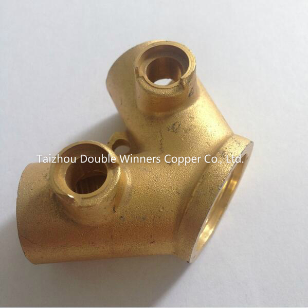 OEM 60degree Threaded Elbow Pipe Nipple Copper Fitting