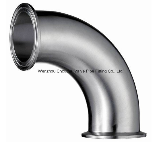 45 Degree Bend Sanitary Stainless Steel Pipe Clamp Fittings Elbow