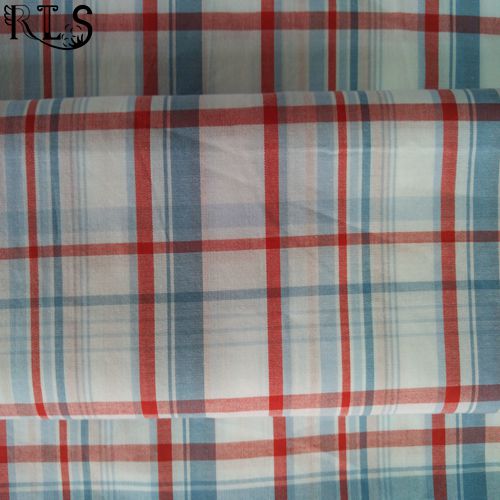 100% Cotton Poplin Woven Yarn Dyed Fabric for Shirts/Dress Rls40-47po