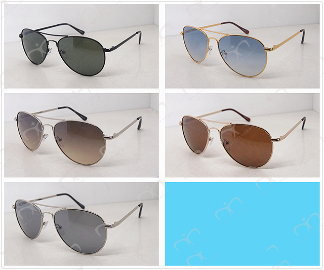 Latest Trendy Design Unisex Metal Sunglasses (J1079)