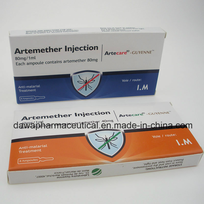 80mg Pharmaceutical Grade for Anti-Malaria Artemethera Injection