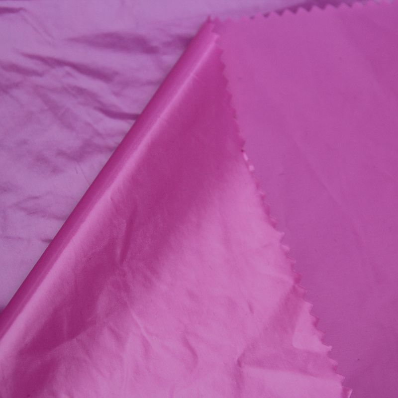 380t Nylon Taffeta Fabric with Ultrabright PU Coating for Down Coat