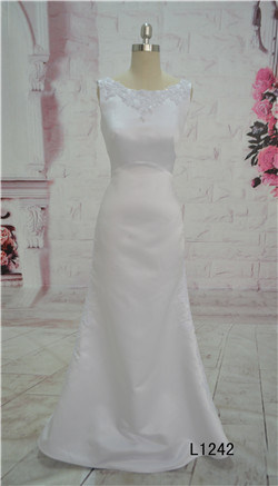 Custom Made A-Line Wedding Dress Tulle Lace Bridal Gown