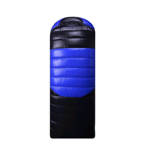 Envelope Blue and Black Down Sleeping Bag