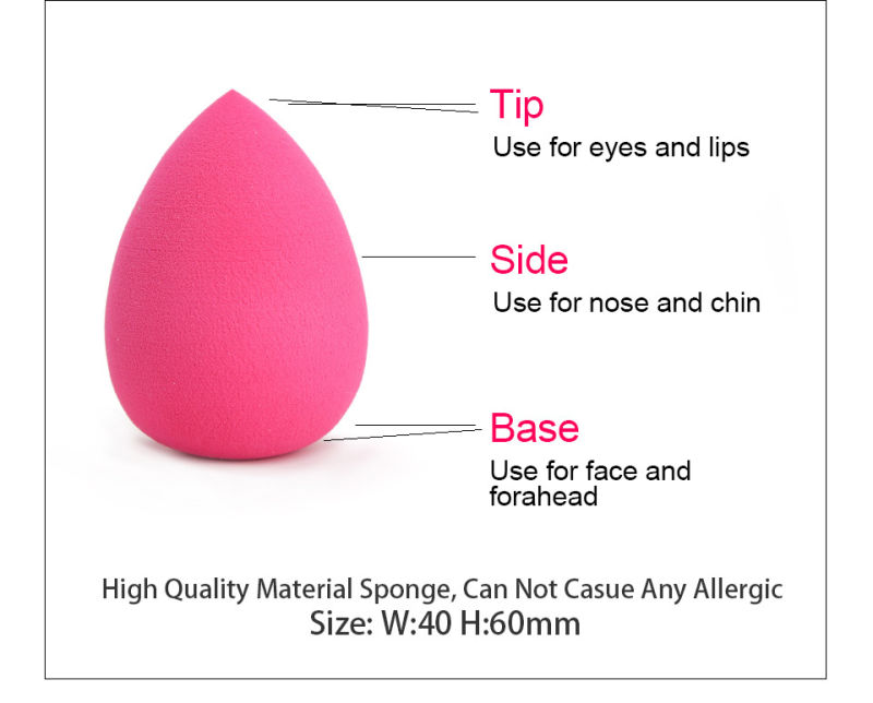 Cosmetic Sponge, Makeup Sponge, Face Use Sponge Powder Cosmetic Puff Wholesale Calabash Shape Multi Color Powder Puff, Non-Latex Sponge, Hydrophilic Sponge