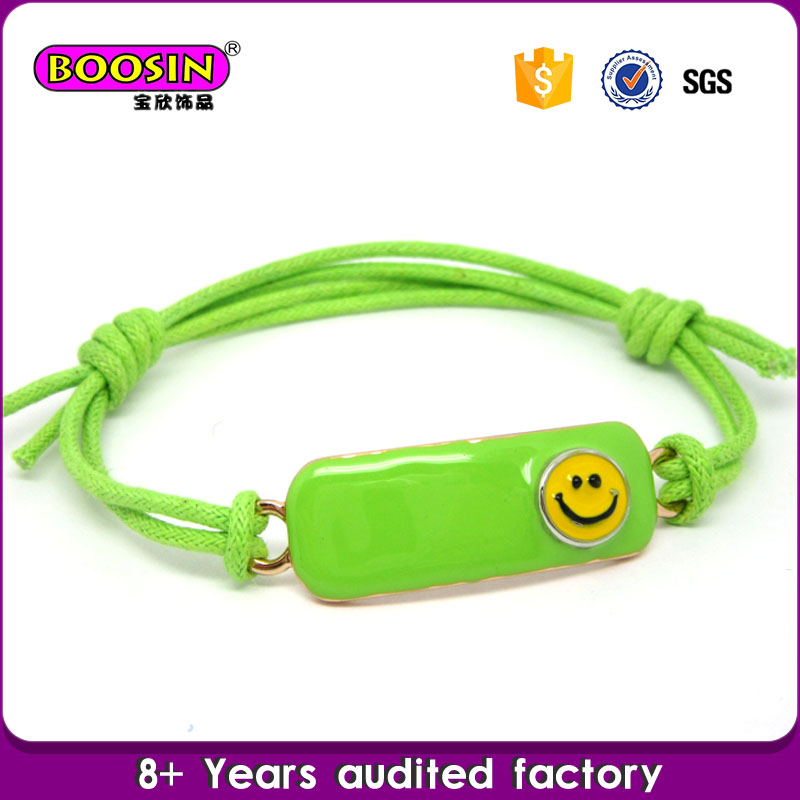 2016 Promotional Fashion Jewellery Bead Bracelet with Emoji Faces