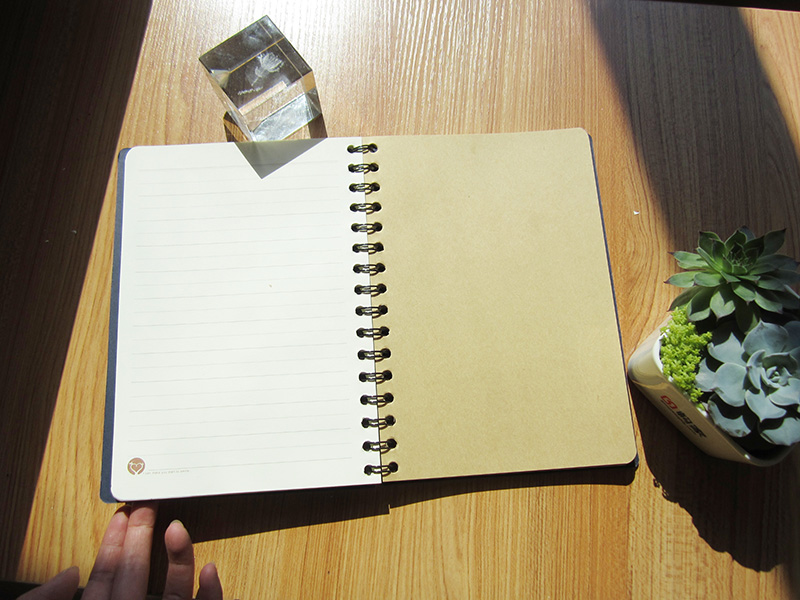 A5 spiral Flower Cover Notebook for Promotion (XLX-3296-X01)