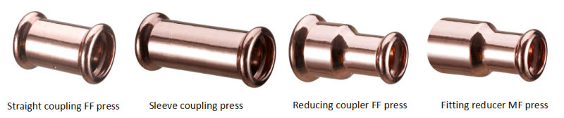 Reducing Coupler FF Copper Press