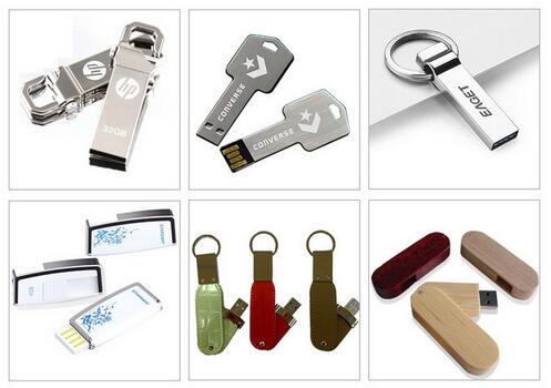 Business Gift Leather USB Flash Drive (EL019)