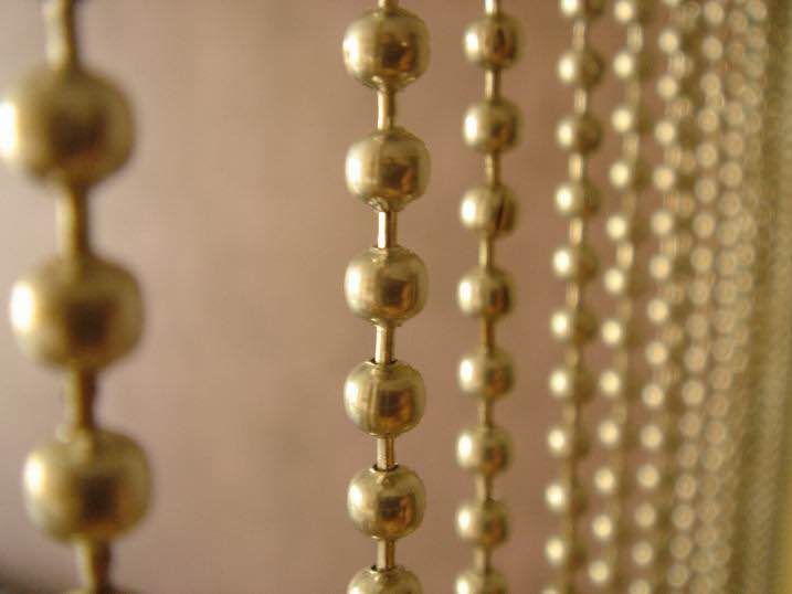 Metal Chain Beads String Beautiful Divider Curtain