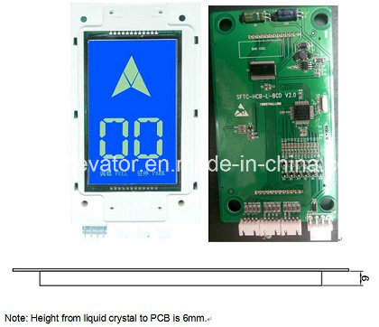 Qualified Adjustable Programme Elevator LCD Display Board for Cop/Lop