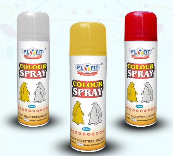 Harmless Color Spray for Christmas Fun Spray