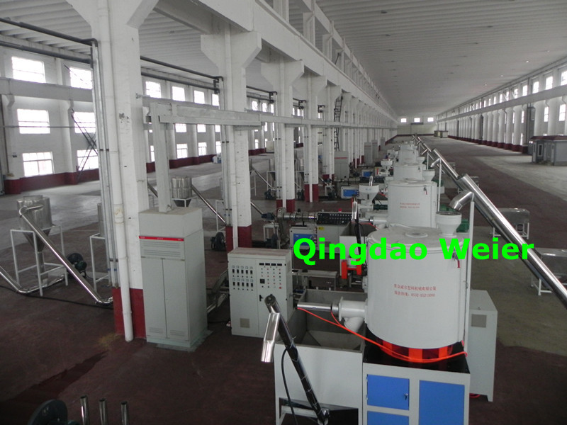 Sjsz-51/105 PVC Ceiling Panel Extrusion Line with Hot Stamping