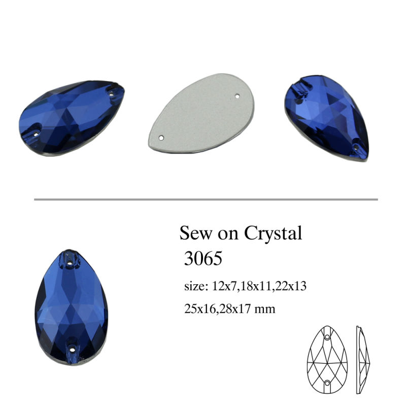 Crystal Drop Sew on Garment Beads (DZ-3065)