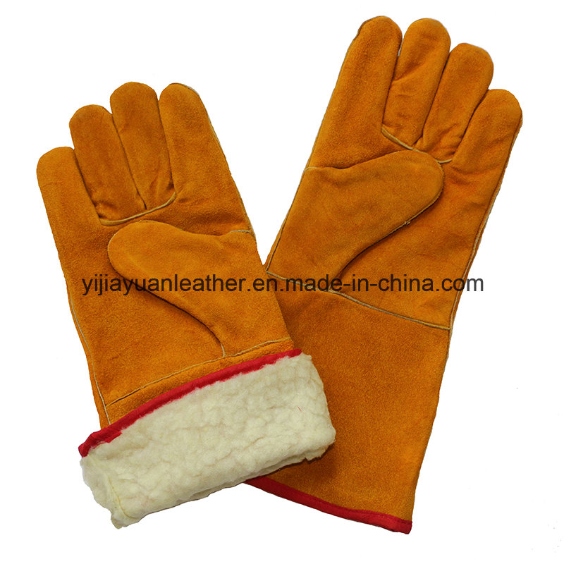 En 407 Safety Welders Welding Gloves with Boa Full Lining