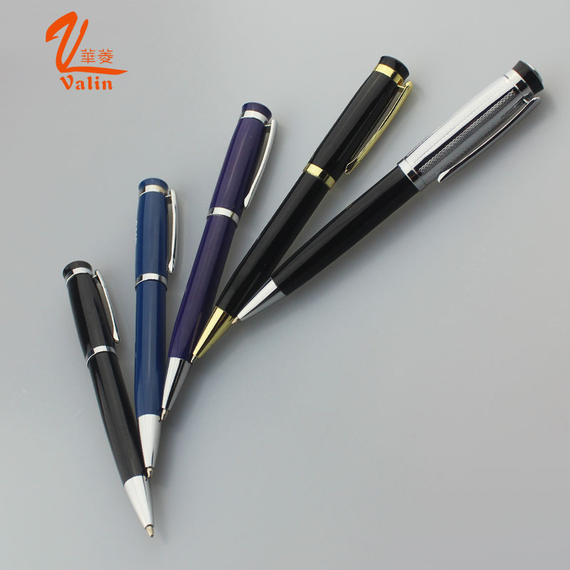 Twist Ball Pen Metal Writing Laser Pen for Office Supply