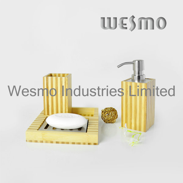 Two Tone Bamboo Bath Set (WBB0301C)