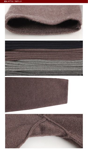 Yak and Wool Blended Warm Knitted Pants for Men