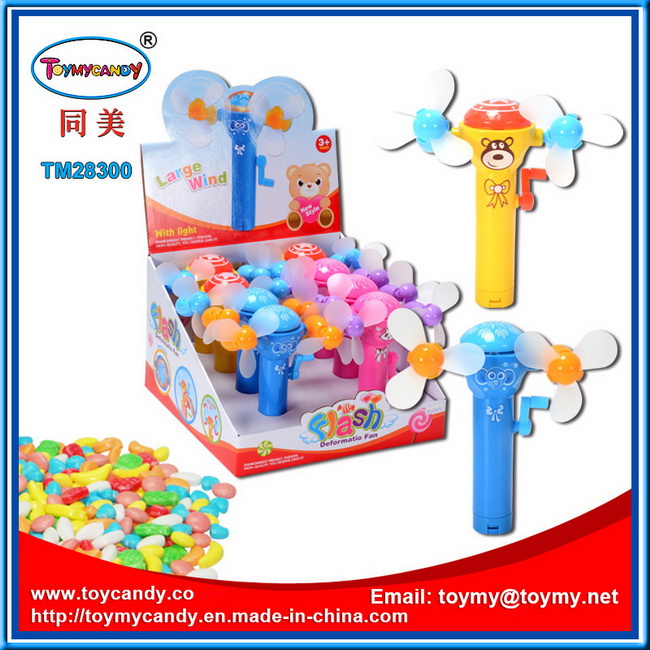 Super Hand-Drive Mini Fan Toy Candy