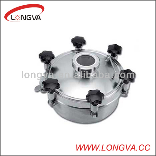 Sanitary Stainless Steel Presure Manhole Cover with Sight Glass