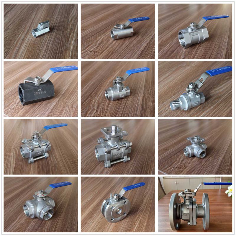 Stainless Steel 1PC Threaded Ball Valve