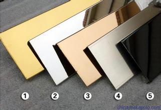 Custom Chemical Colored Stainless Steel Sheets for Wall Decoration