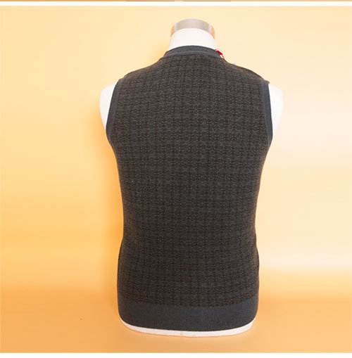 Yak Wool/Cashmere V Neck Cardigan Waistcoat/Garment/Clothing/Knitwear