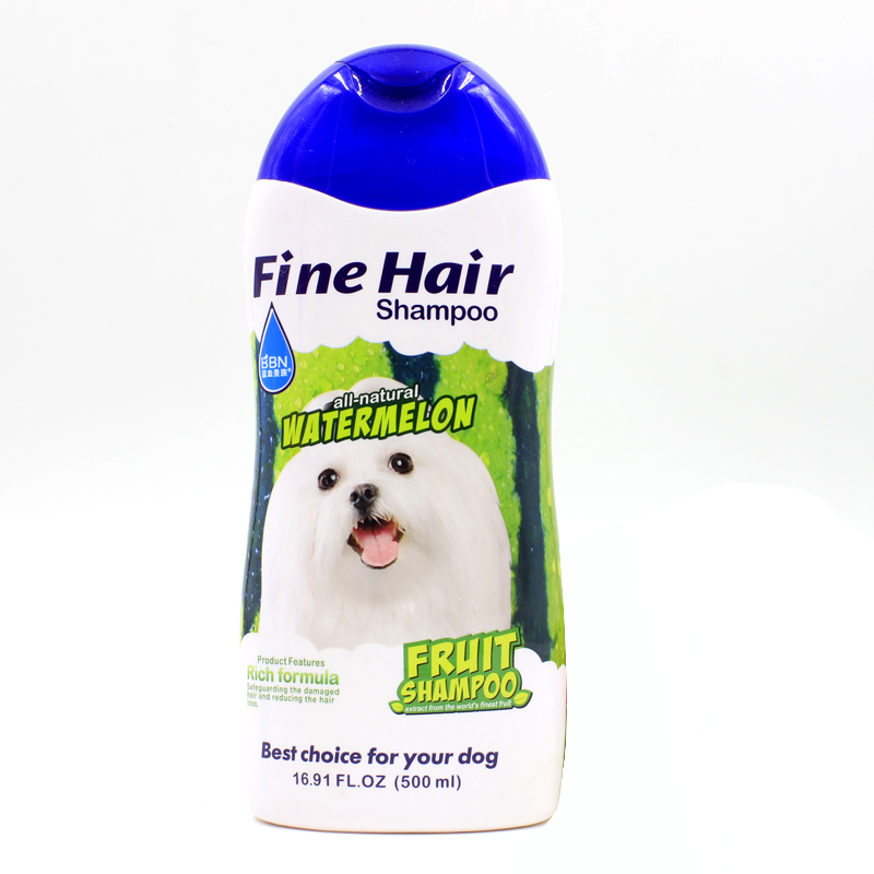 Organic fruit dog shampoo