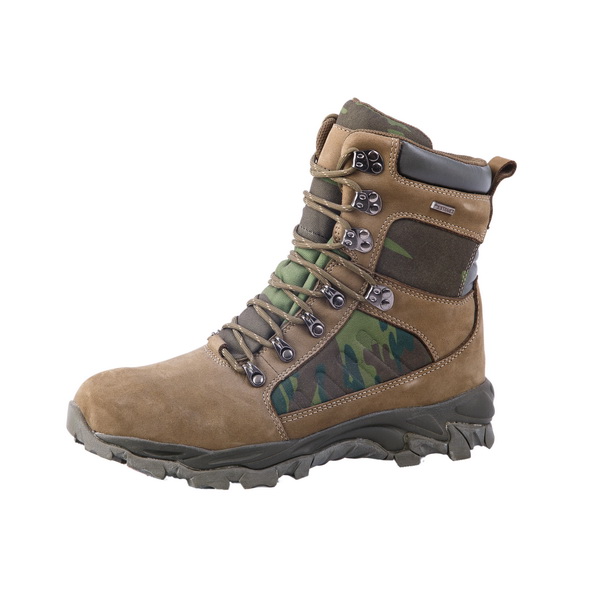 Camo Leather Military Boots for Men