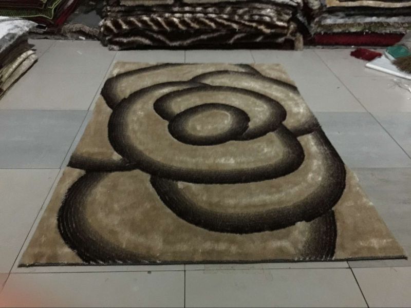 Polyester Modern Shaggy Carpets with 3D Effects