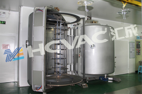 Hcvac Aluminum PVD Vacuum Coating Machine, Colorful Metallic Surface UV Metallizing Machine