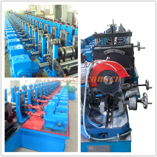 Steel C Purlin with Hole Punch Roll Forming Making Machine Vietnam
