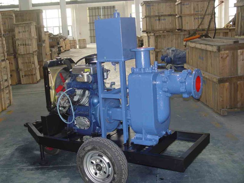 Emergency Movable Water Pumps with Trolley or Trailer