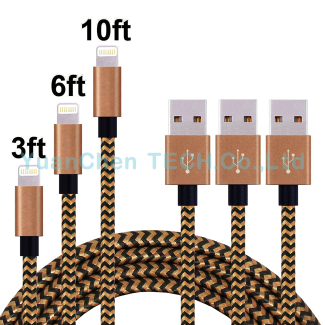 1m/2m/3m Fast Charging Sync Data USB Cable for iPhone