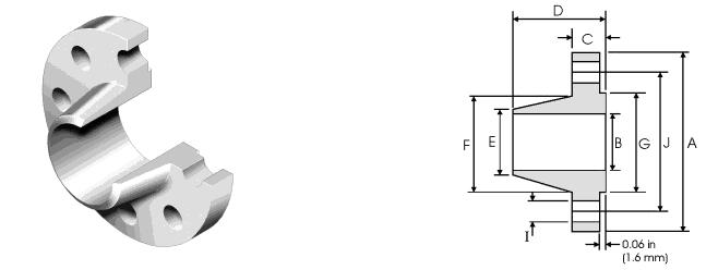 ASME B16.5 Welding Neck Flange Stainless Steel Flange