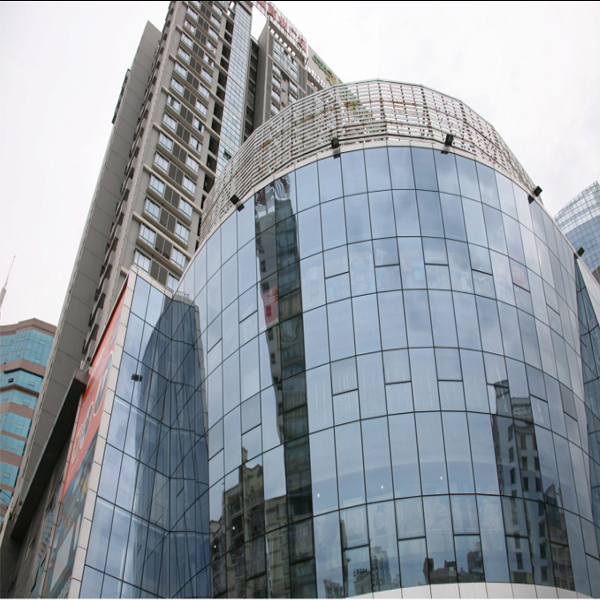 High Rise Building Tempered Laminated Glaze Glass Curtain Wall