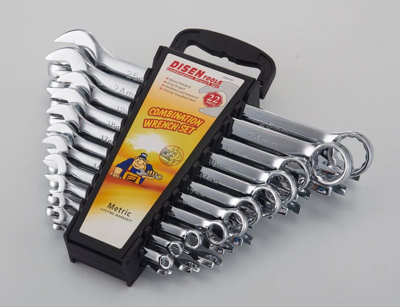 12PS (6-32mm) Chrome Plated Combination Spanners