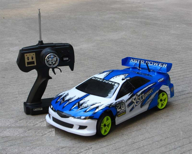 Newest 1/10th Scale Nitro Touring Car PVC Plastic RC Model Car