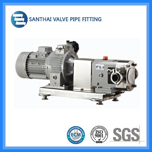 Sanitary Stainless Steel Rotor Pump with Gear Reducer