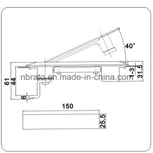 Metal Cabinet Swing Handle Lock