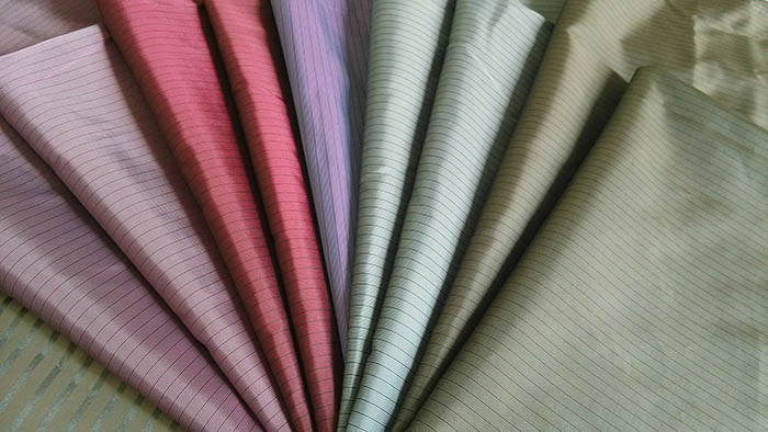 Polyester-Viscose Stripe Lining Fabric for Apparel