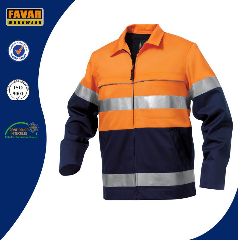 Lightweight Hi-Vis Summer or Autumn Work Jacket